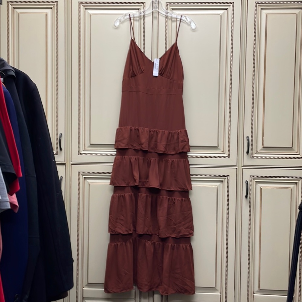 Ruffled Maxi JCREW dress NWT